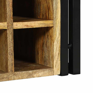 Massivholz Weinregal für 12 Flaschen (2er Set)