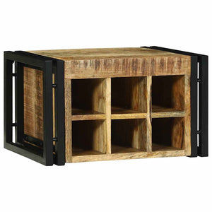 Massivholz Weinregal für 12 Flaschen (2er Set)