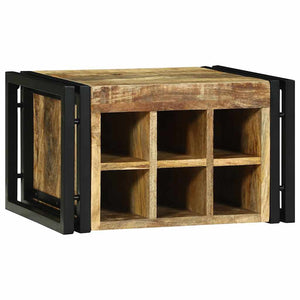 Massivholz Weinregal für 12 Flaschen (2er Set)