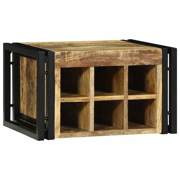 Massivholz Weinregal für 12 Flaschen (2er Set)