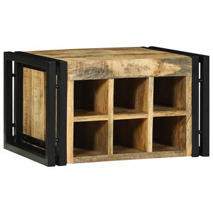 Massivholz Weinregal für 12 Flaschen (2er Set)