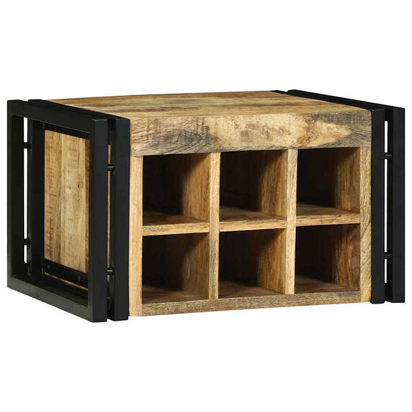 Massivholz Weinregal für 12 Flaschen (2er Set)