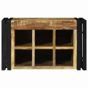 Massivholz Weinregal für 12 Flaschen (2er Set)