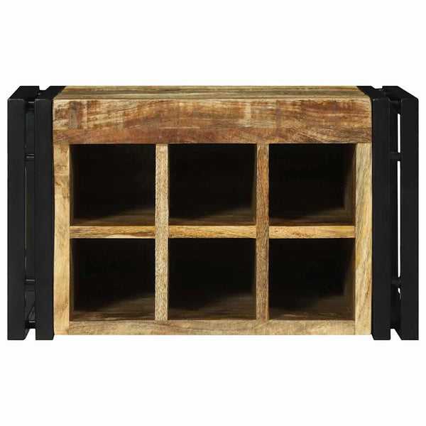 Massivholz Weinregal für 12 Flaschen (2er Set)