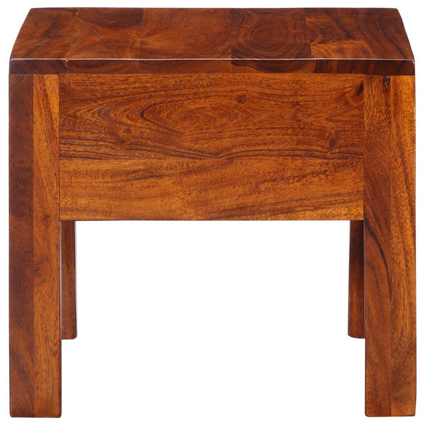 Nachttische 2er Set Akazie Massivholz 40x40 cm