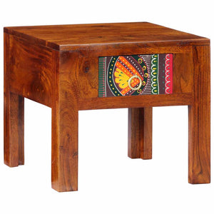 Nachttische 2er Set Akazie Massivholz 40x40 cm