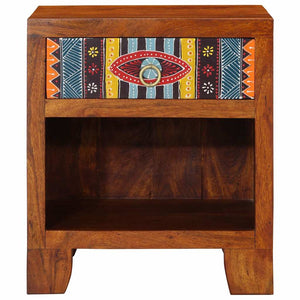 Akazie Nachttisch Massivholz 40x35x45 cm