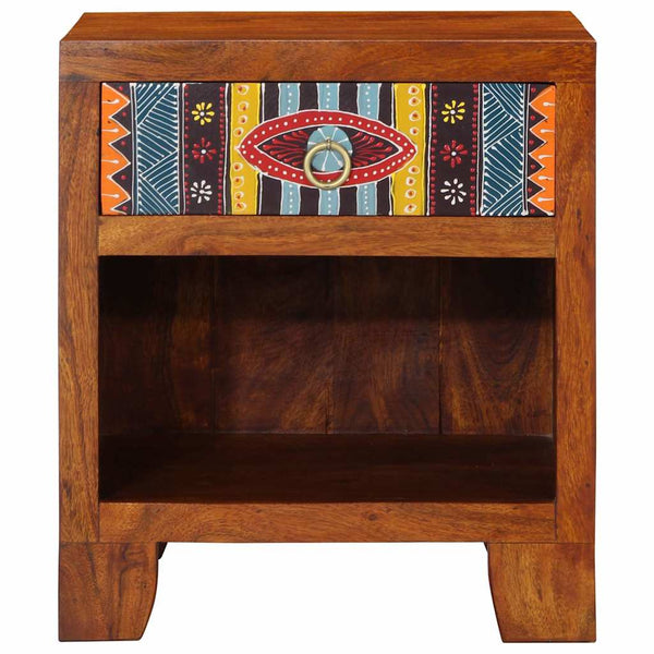 Akazie Nachttisch Massivholz 40x35x45 cm