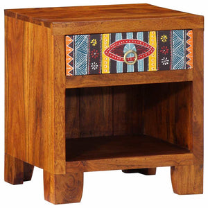 Nachttisch 2er Set Akazie Massivholz 40x35x45 cm