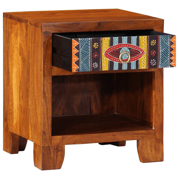 Nachttisch 2er Set Akazie Massivholz 40x35x45 cm
