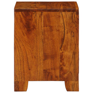 Akazie Nachttisch Massivholz 35x35x45 cm