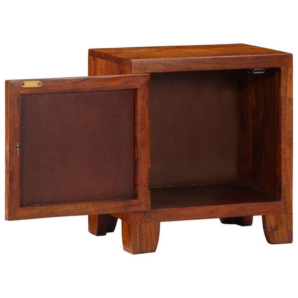 Nachttisch Akazie Massivholz 40x30x45 cm