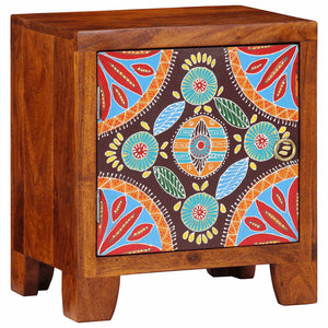Nachttisch Akazie Massivholz 40x30x45 cm