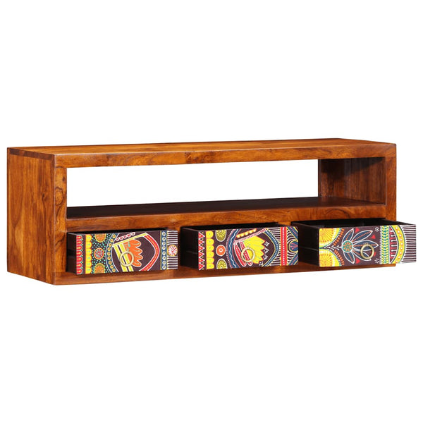 TV-Wandschrank Akazie Mehrfarbig 90cm