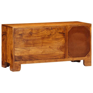 Mehrfarbiger TV-Schrank Akazie Massivholz 90 cm