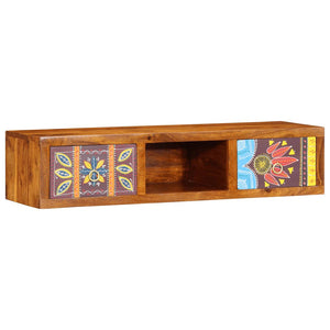 Mehrfarbiger TV-Wandschrank Akazie 100 cm