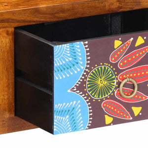 Mehrfarbiger TV-Wandschrank Akazie 100 cm