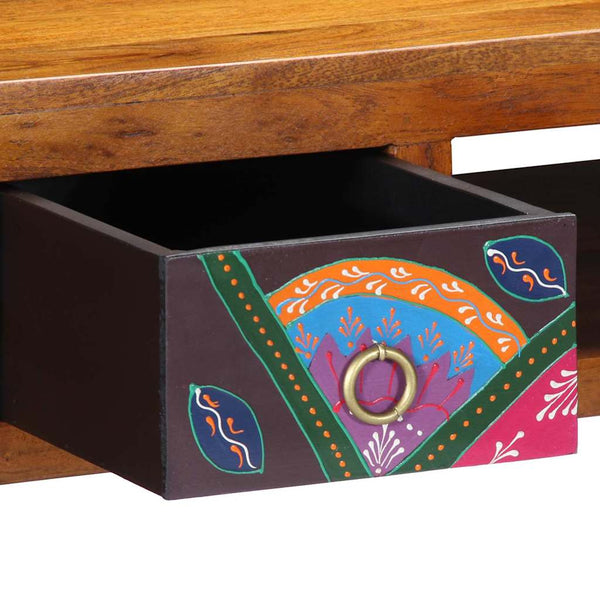 Schreibtisch Braun mit Schubladen 110x50 cm