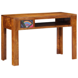 Schreibtisch Braun mit Schubladen 110x50 cm
