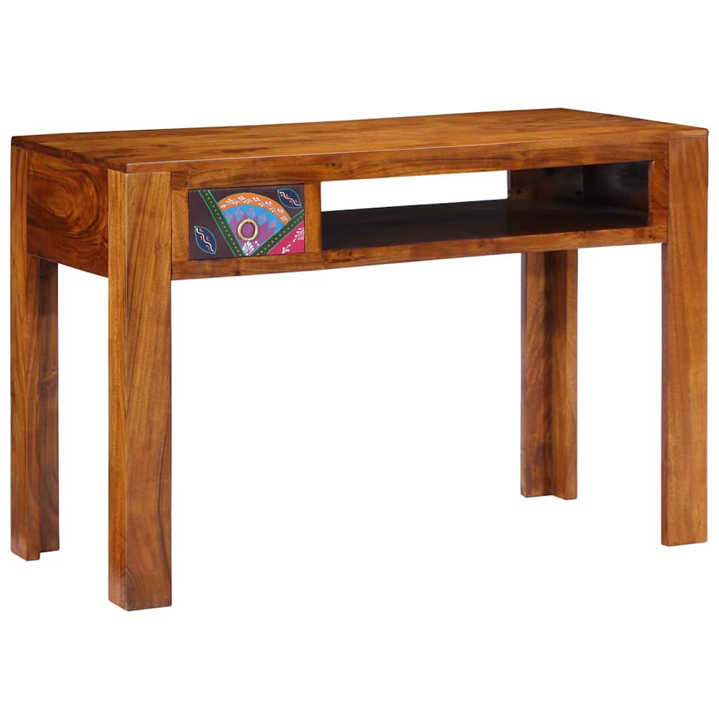 Schreibtisch Braun mit Schubladen 110x50 cm