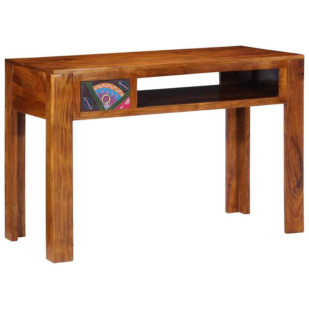 Schreibtisch Braun mit Schubladen 110x50 cm