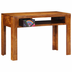 Schreibtisch Braun mit Schubladen 110x50 cm