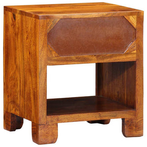 Mehrfarbiges Sideboard Akazie Massivholz 40x45cm