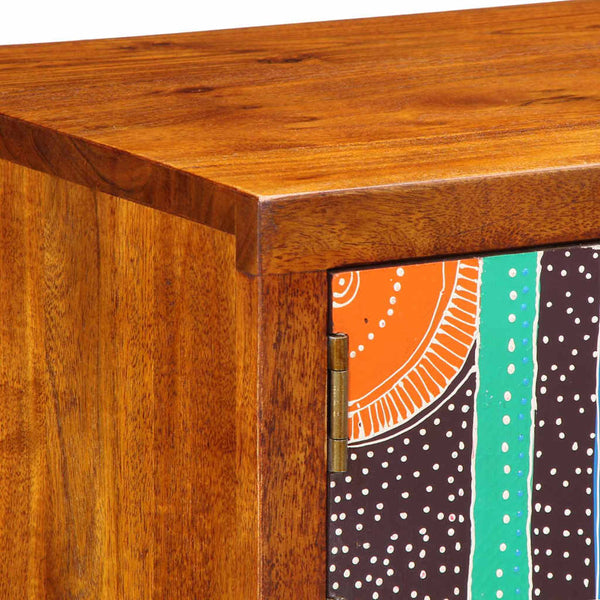 Schuhschrank Akazie Braun 90x35x55cm