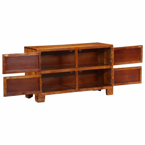 Schuhschrank Akazie Braun 90x35x55cm