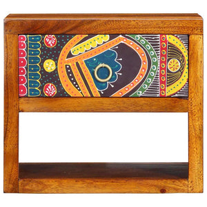 Nachttisch Braun Akazie Massivholz 40x35x35 cm