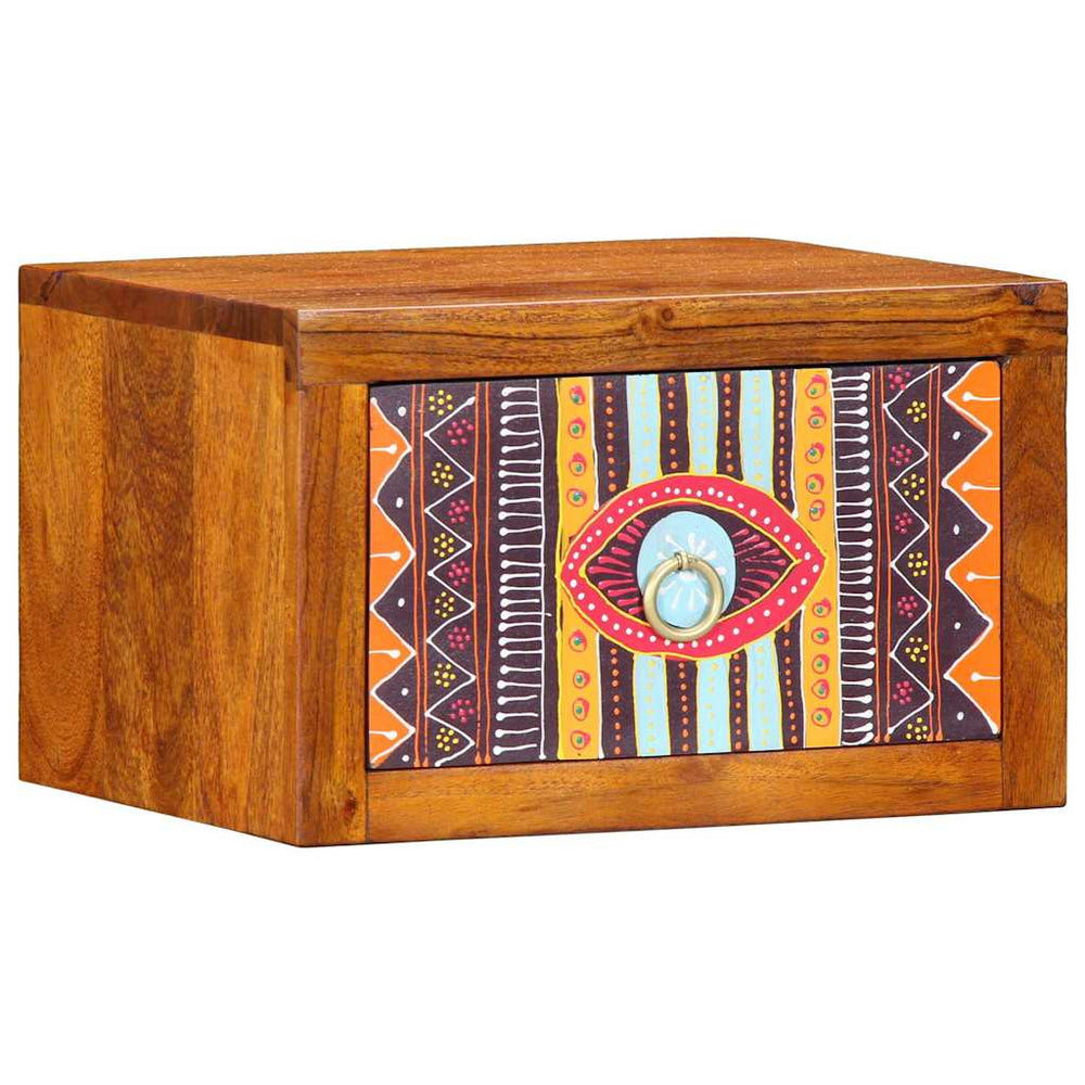 vidaXL Nightstand with Drawers Brown 35 x 30 x 22 cm
