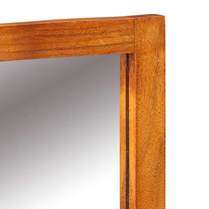 Brauner Schminktisch Akazie Massivholz 90x45x75 cm