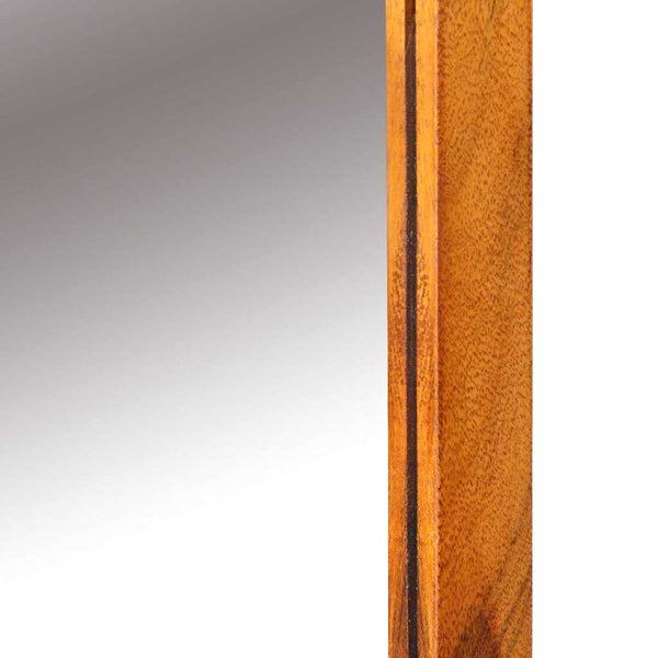 Brauner Schminktisch Akazie Massivholz 90x45x75 cm