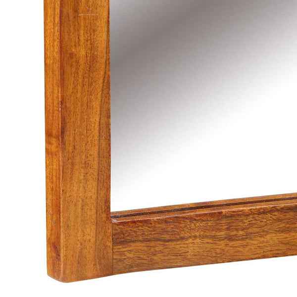 Brauner Schminktisch Akazie Massivholz 90x45x75 cm