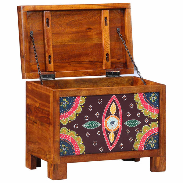 Aufbewahrungsbox Akazie Mehrfarbig 50x30x40cm