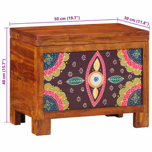 Aufbewahrungsbox Akazie Mehrfarbig 50x30x40cm