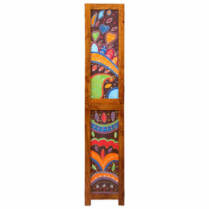 Honigbrauner Raumteiler Akazie Massivholz 180cm