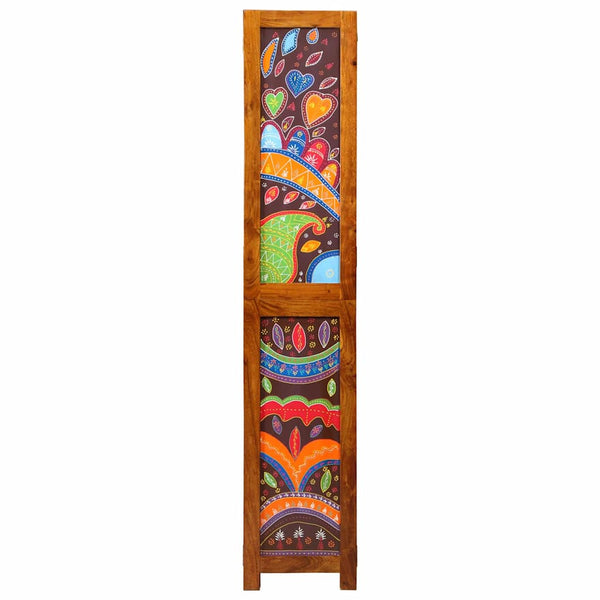Honigbrauner Raumteiler Akazie Massivholz 180cm