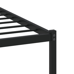 Bettgestell 75x190 cm Braun Eiche mit Kopfteil