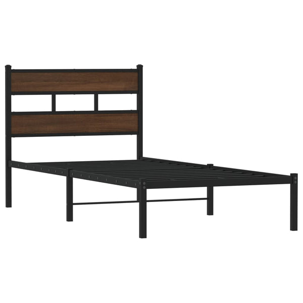 Bettgestell Braun Eiche 80x200 cm