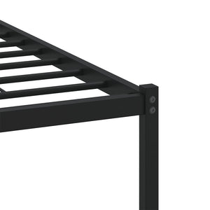 Bettgestell 137x190 cm Braun Eiche mit Kopfteil
