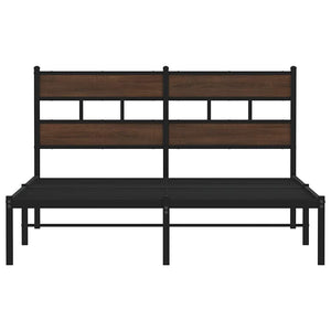 Bettgestell Braun Eiche 140x200 cm