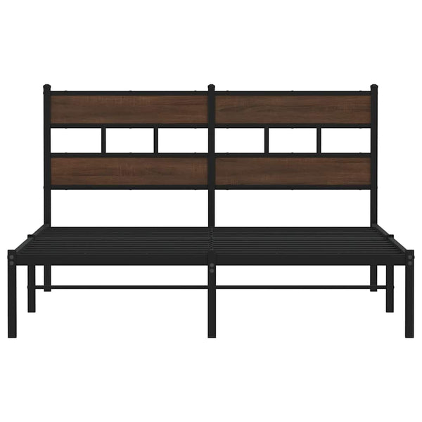 Bettgestell Braun Eiche 140x200 cm
