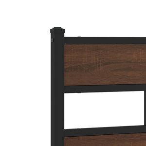 Bettgestell 180x200 cm Braun Eiche