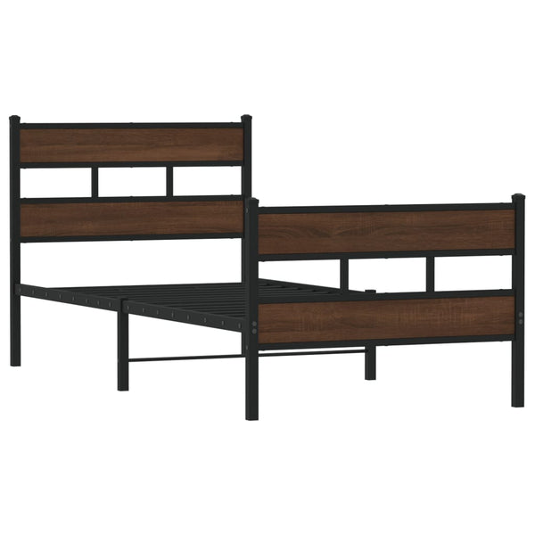 Bettgestell 80x200 cm mit Kopf- und Fußteil