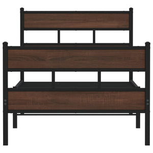 Bettgestell 80x200 cm mit Kopf- und Fußteil