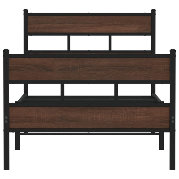 Bettgestell 80x200 cm mit Kopf- und Fußteil
