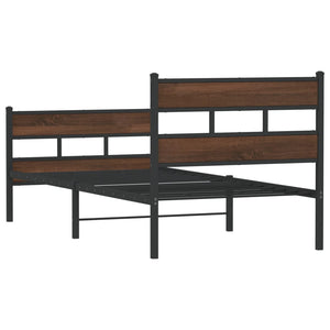 Bettgestell 90x200 cm mit Kopf- und Fußteil