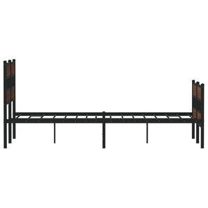 vidaXL Cadre de lit sans matelas avec tête et pied de lit 120x200 cm