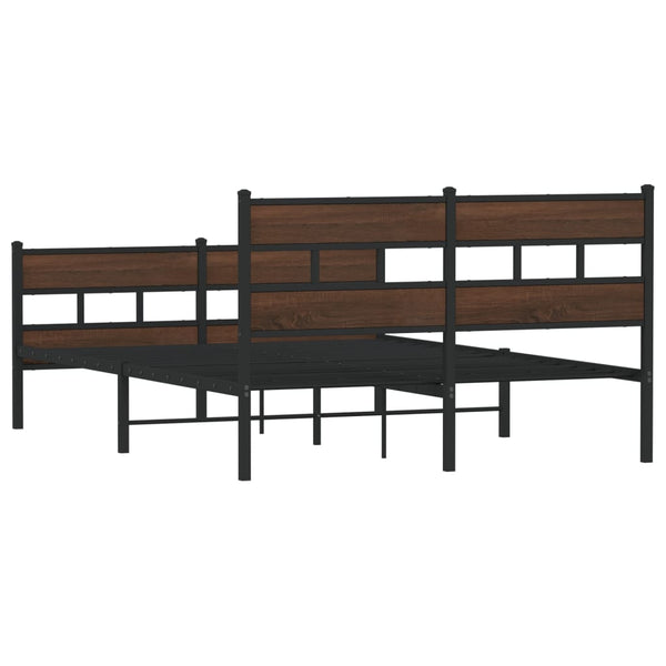 Bettgestell 140x200 cm mit Kopf- und Fußteil